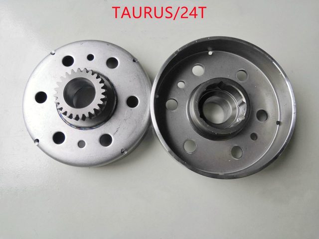 ZC 24T Clutch Outer Cover Assembly - Bright Cover for YAMAHA WLCLHQ-WZZC-ZC04 motorcycle part