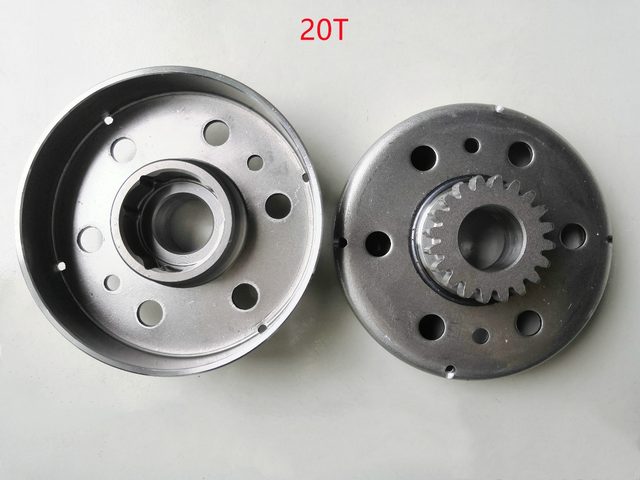 ZC 20T Clutch Outer Cover Assembly - Bright Cover for YAMAHA WLCLHQ-WZZC-ZC05 motorcycle part